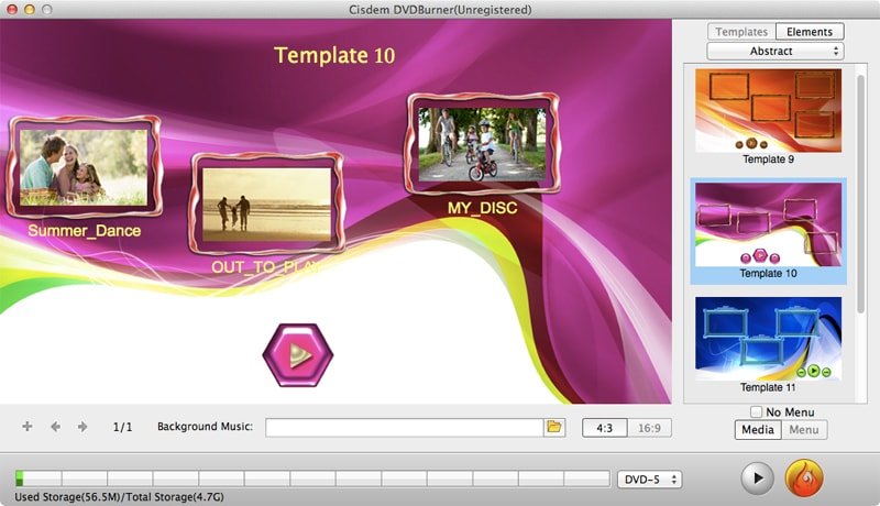 dvd templates for mac