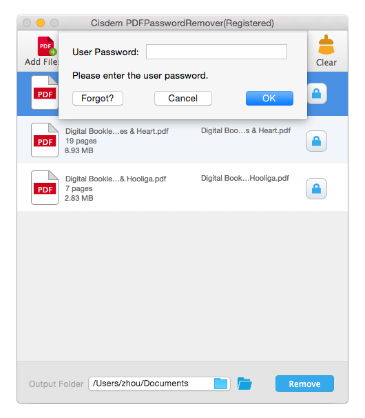 online pdf link pdf password remover