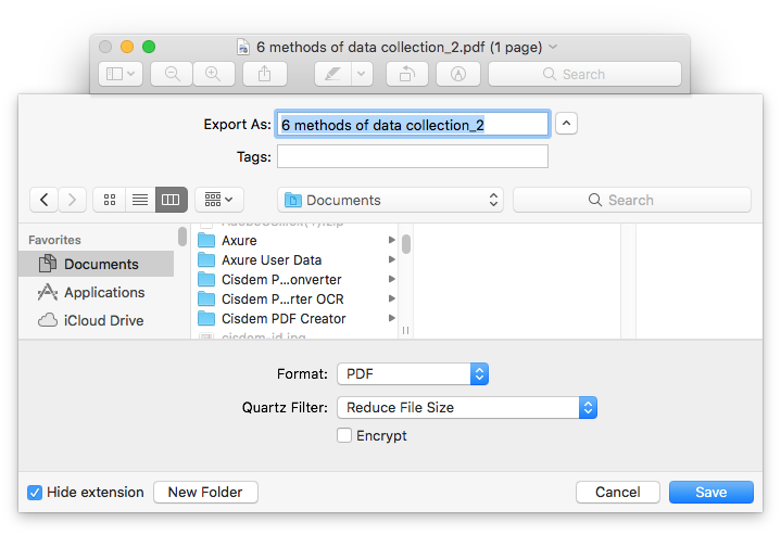 make pdf smaller for email mac