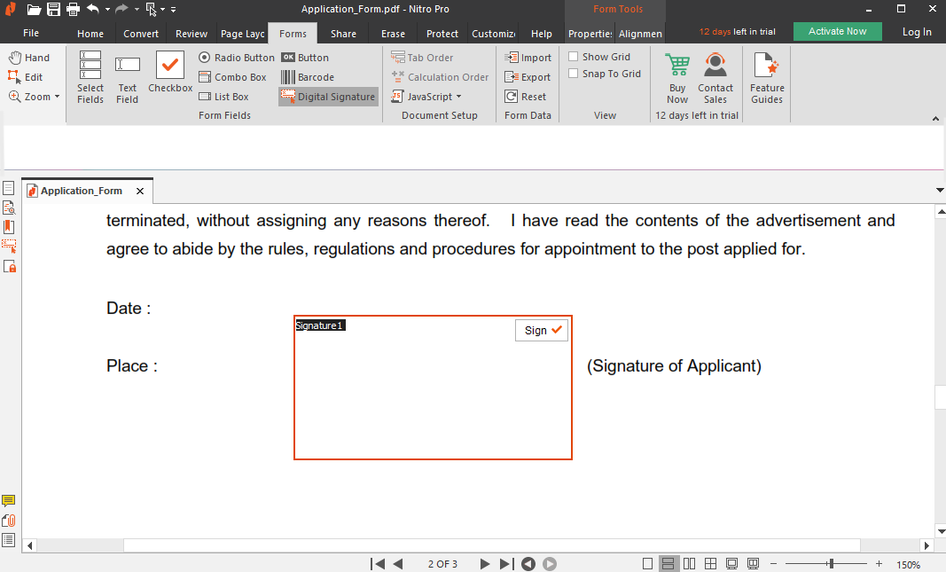 How To Create A Digital Signature Box In Word