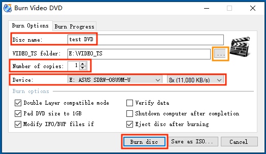 How to Burn DVD from Video TS and Audio TS Files Easily on Windows