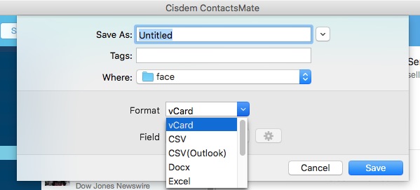 vcard to csv converter mac