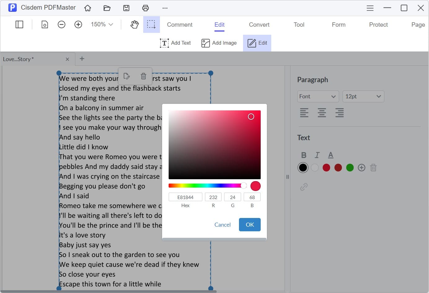 How to Change the Text Color in PDF [Totally Free]