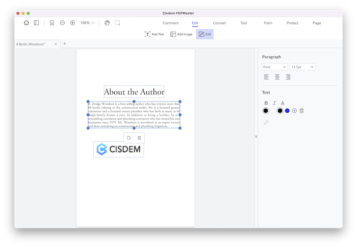 Cisdem PDFMaster For Mac User Guide