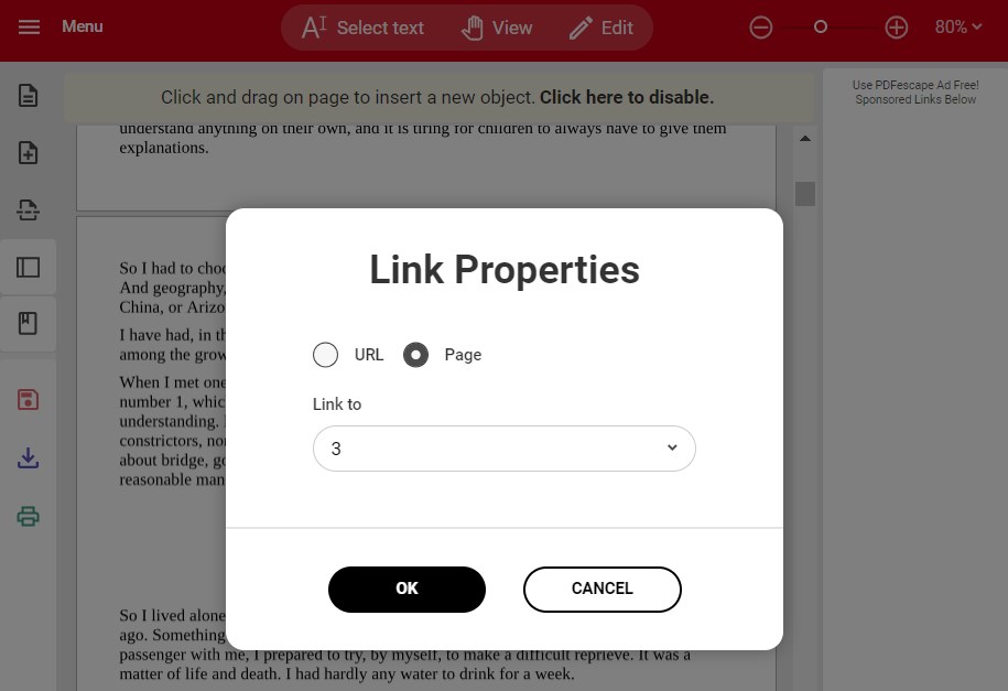 how to add hyperlink in pdf online free