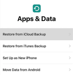 restore with icloud backup 03