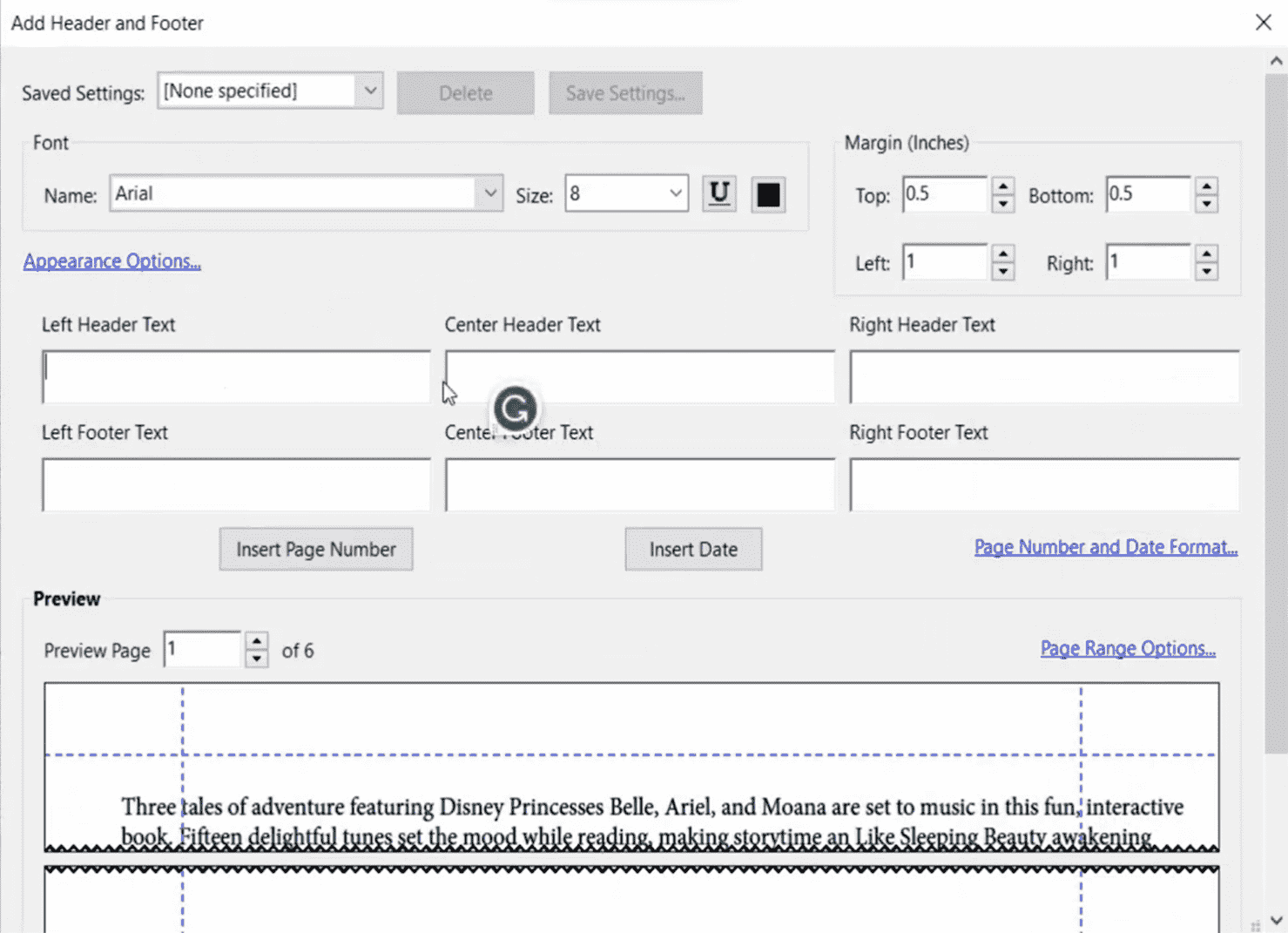 add footer to pdf adobe03