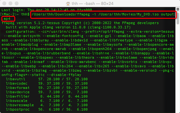 iso en mp4 avec ffmpeg