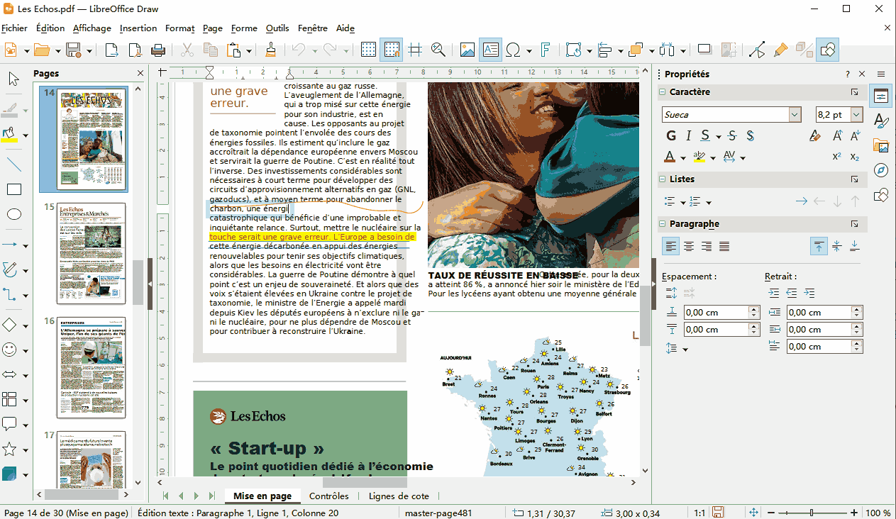 meilleur logiciel modifier pdf mac gratuit libreoffice