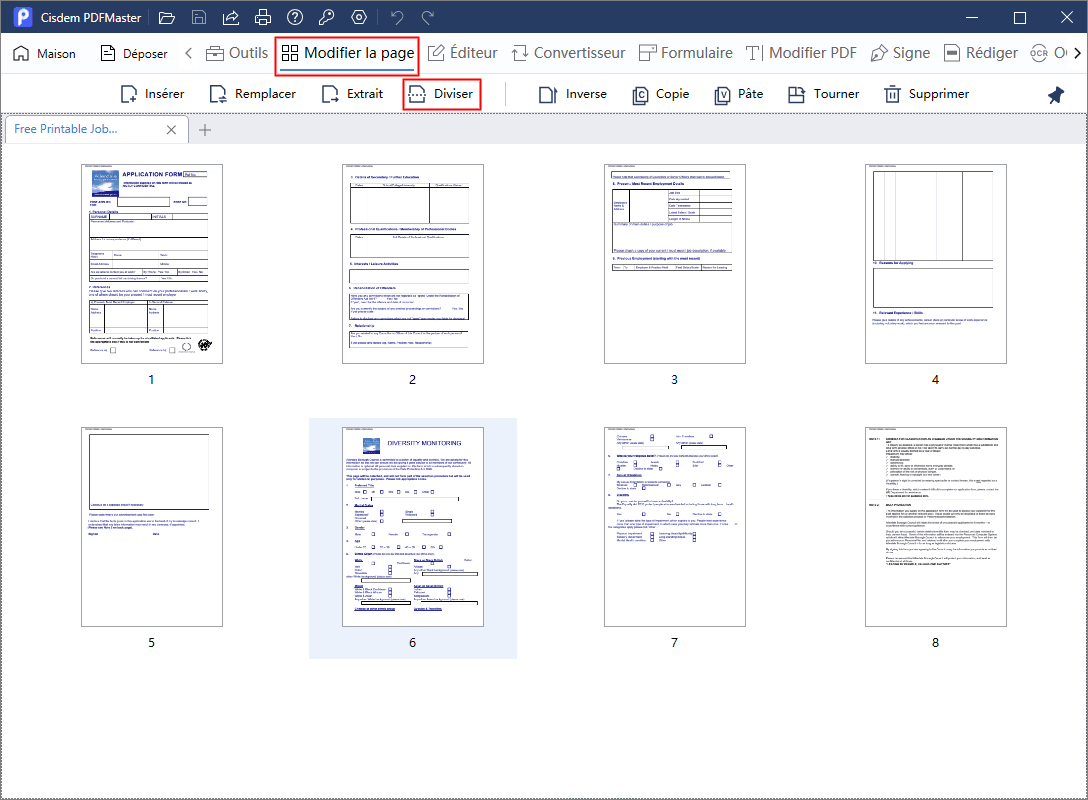 diviser PDF pdfmaster-diviser2