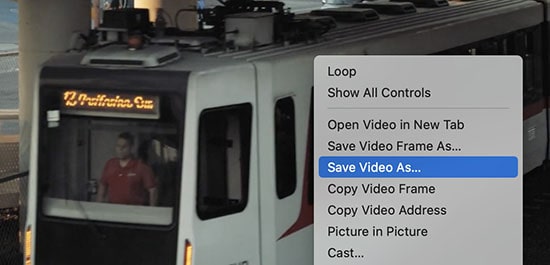save video as 