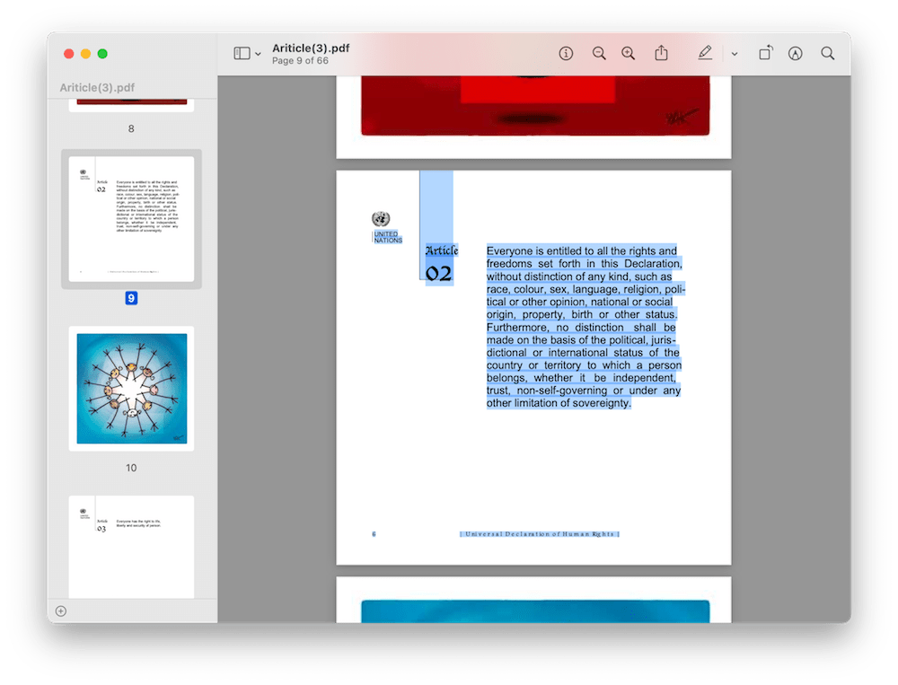 convertir un pdf en pages Aperçu 1