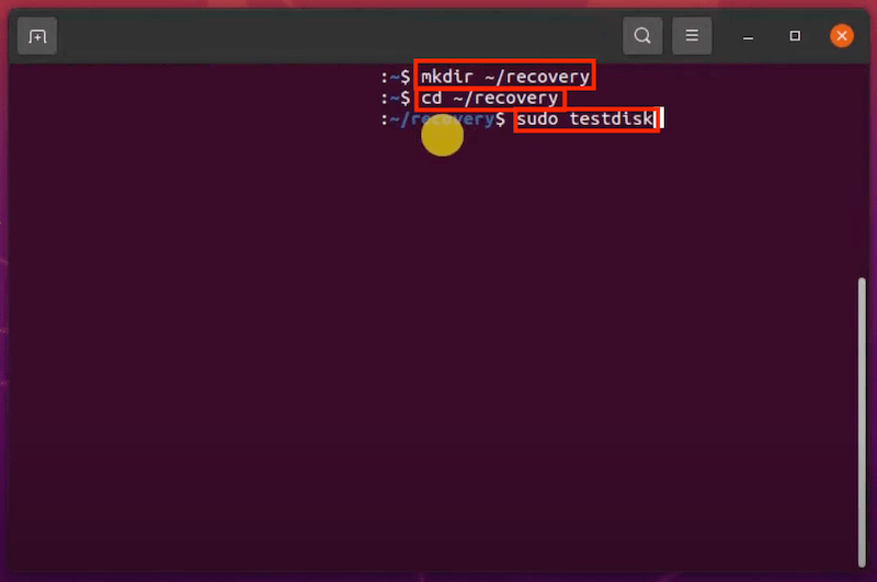 testdisk recovery linux 02