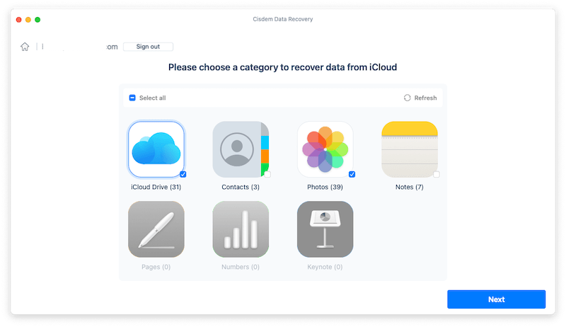 recover icloud photos cisdem03