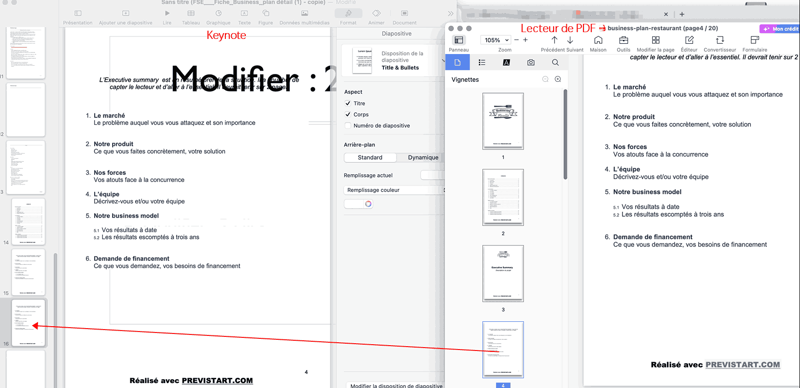 convertir pdf dans keynote 1