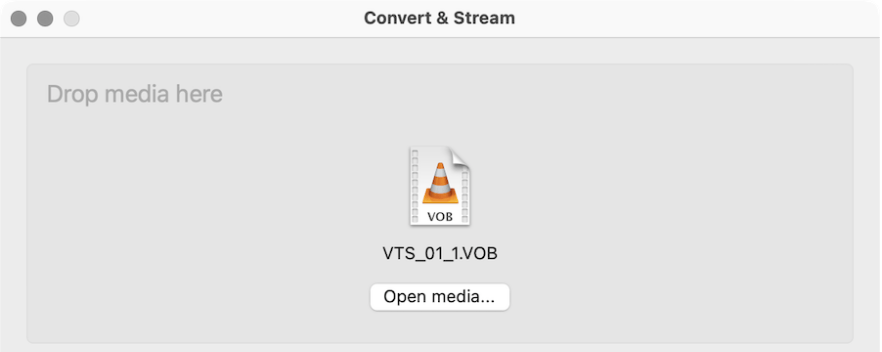 convert ISO to mp4 with VLC on Mac