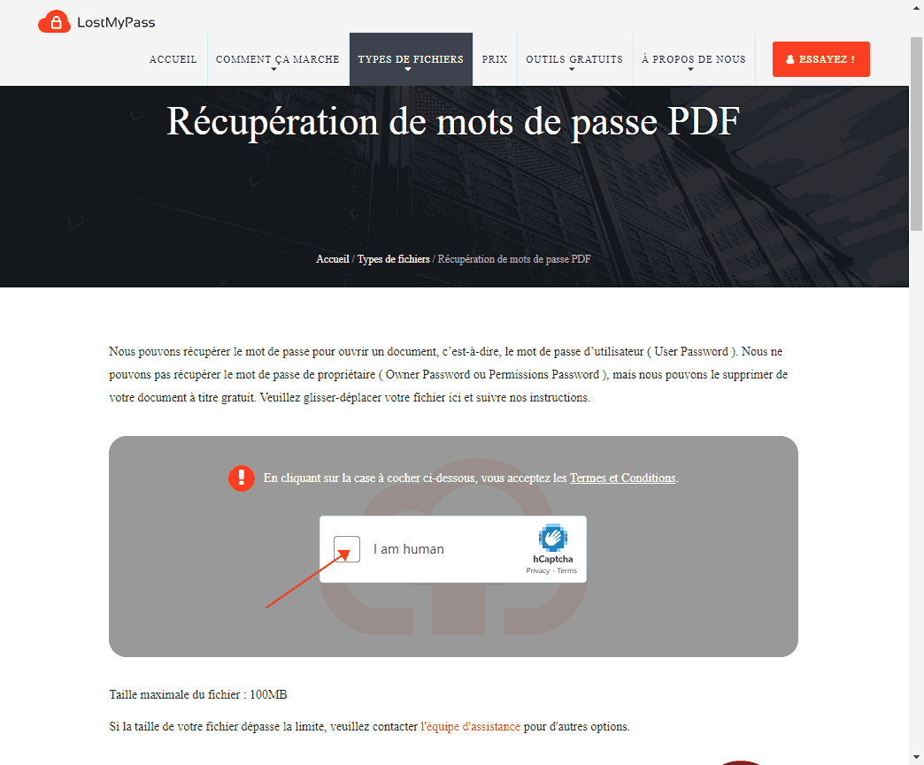 déverrouiller mot de passe pdf2