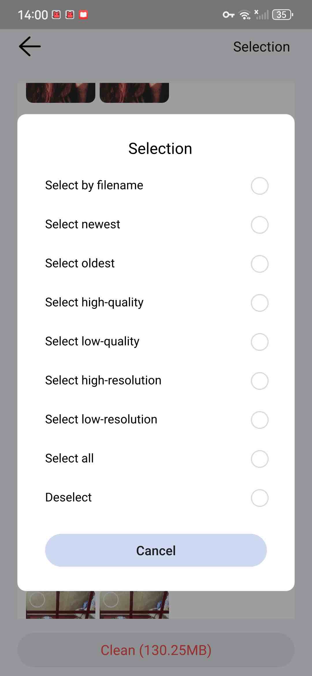 selection rules