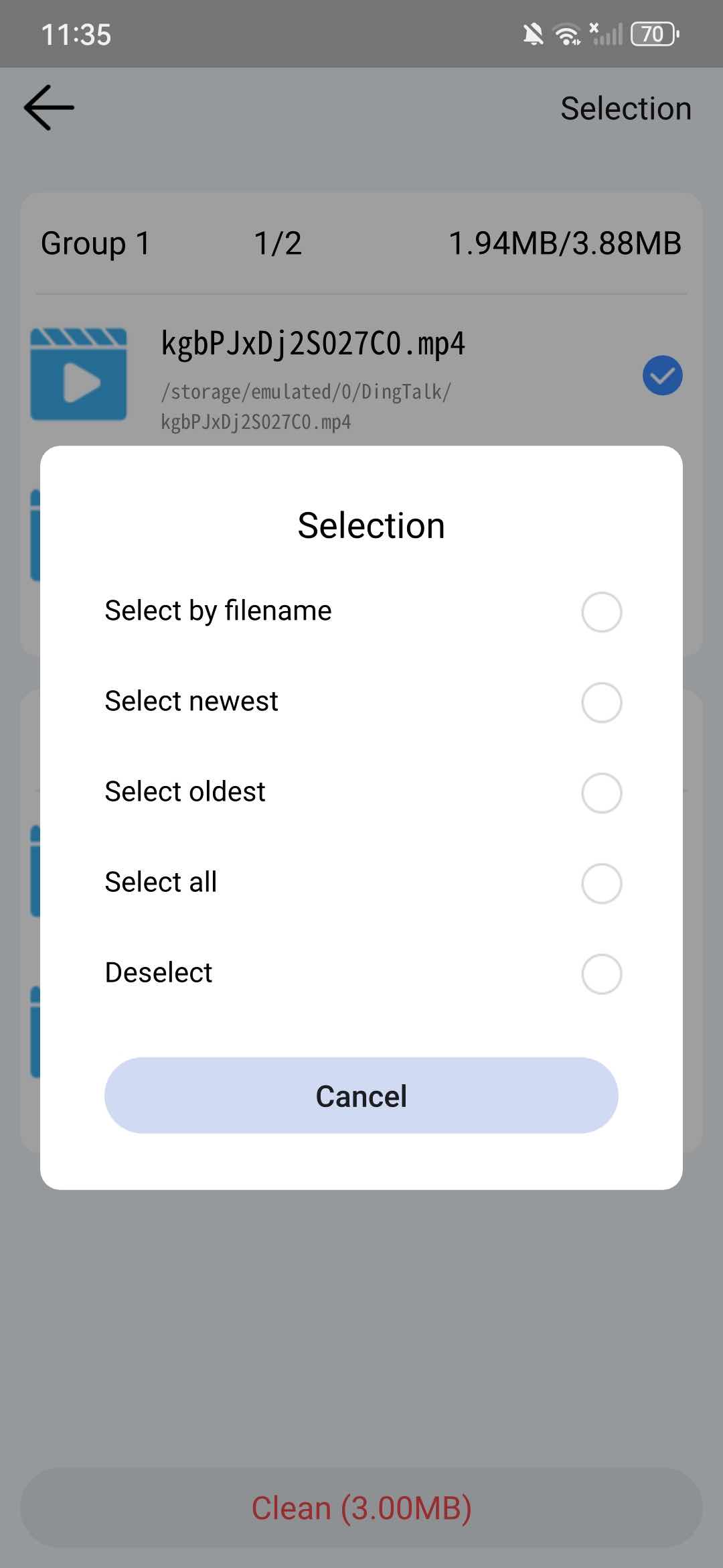 selection rules