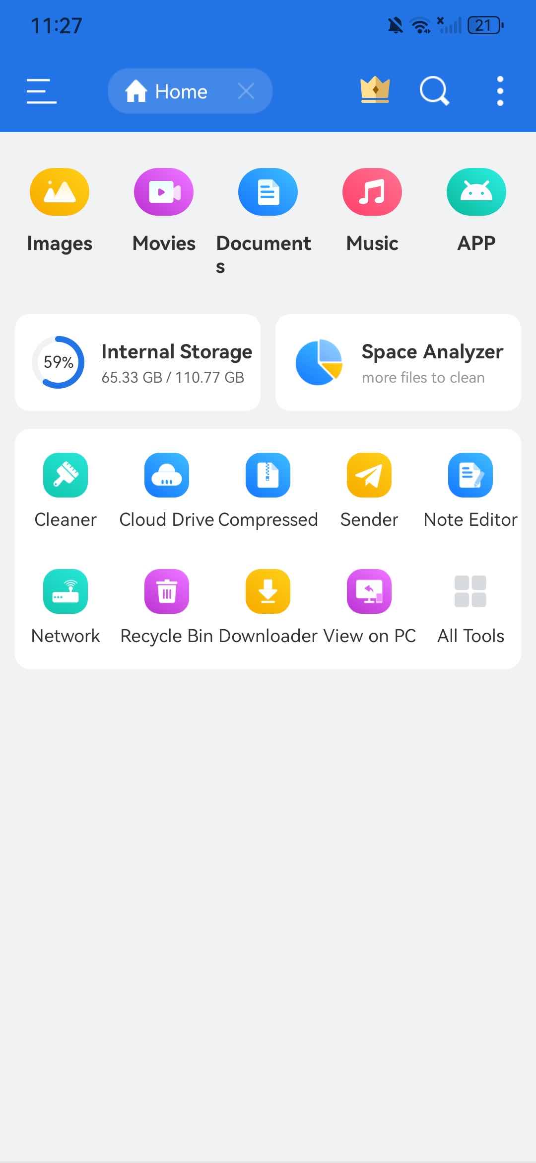 tap Space Analyzer