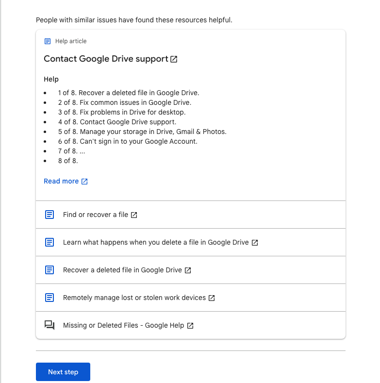 contact google support 03