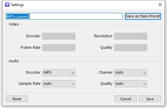 des paramètres avancés de cisdem video converter