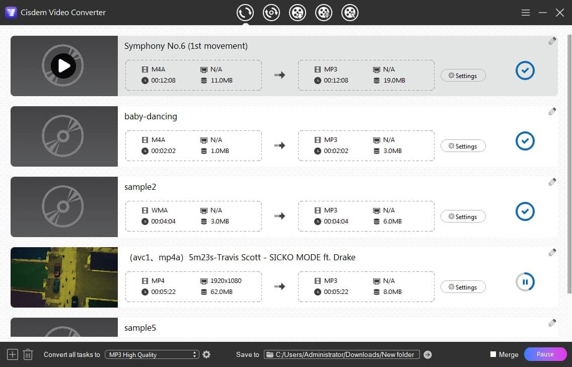 convertir m4a en mp3