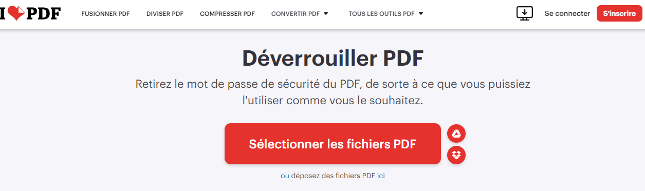 retrouver le mot de passe PDF oublié en ligne 03