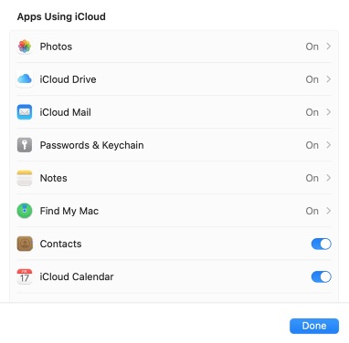 Apps using iCloud