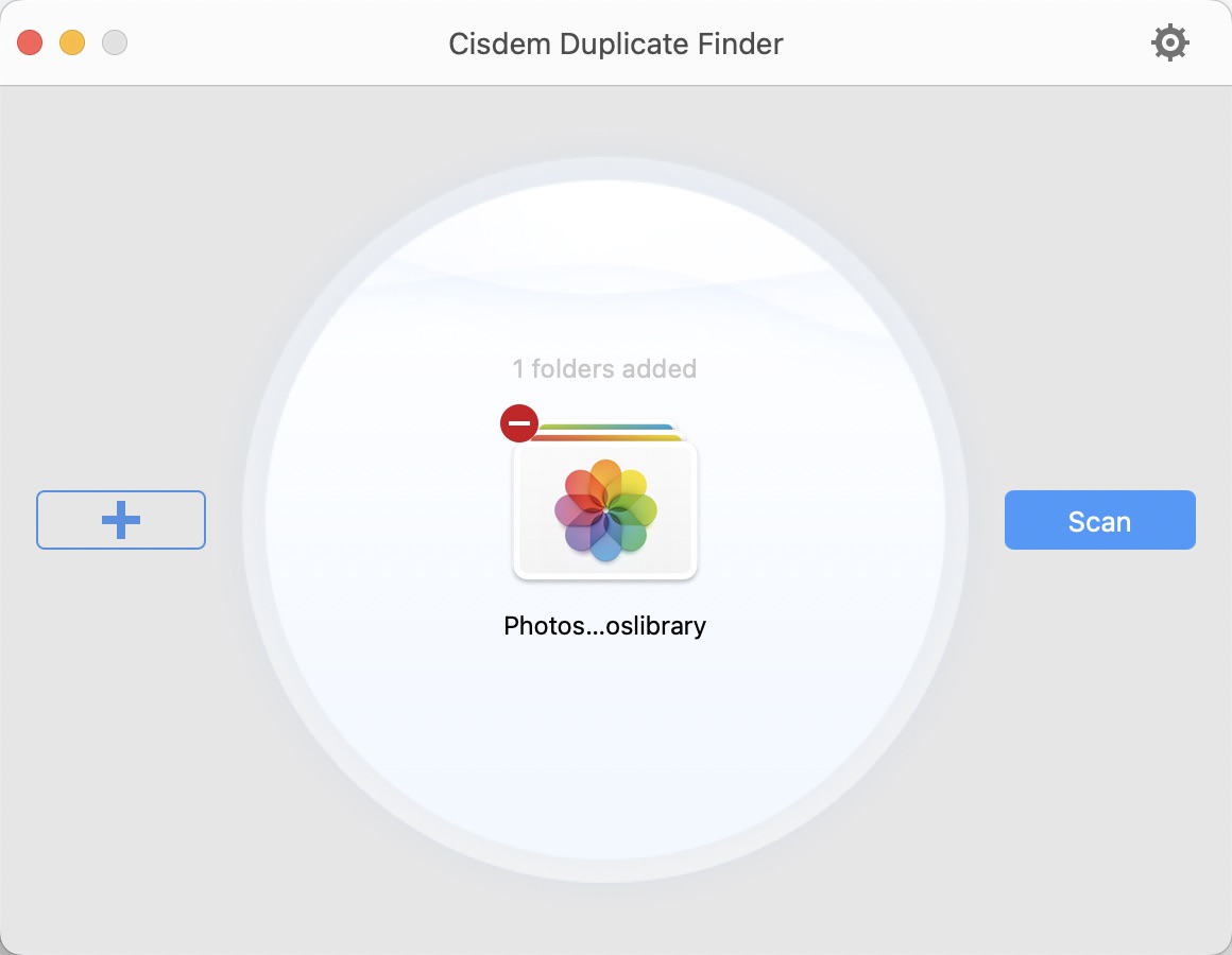 scan iCloud photos library