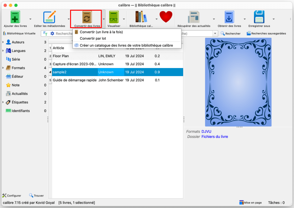 calibre djvu en pdf mac02