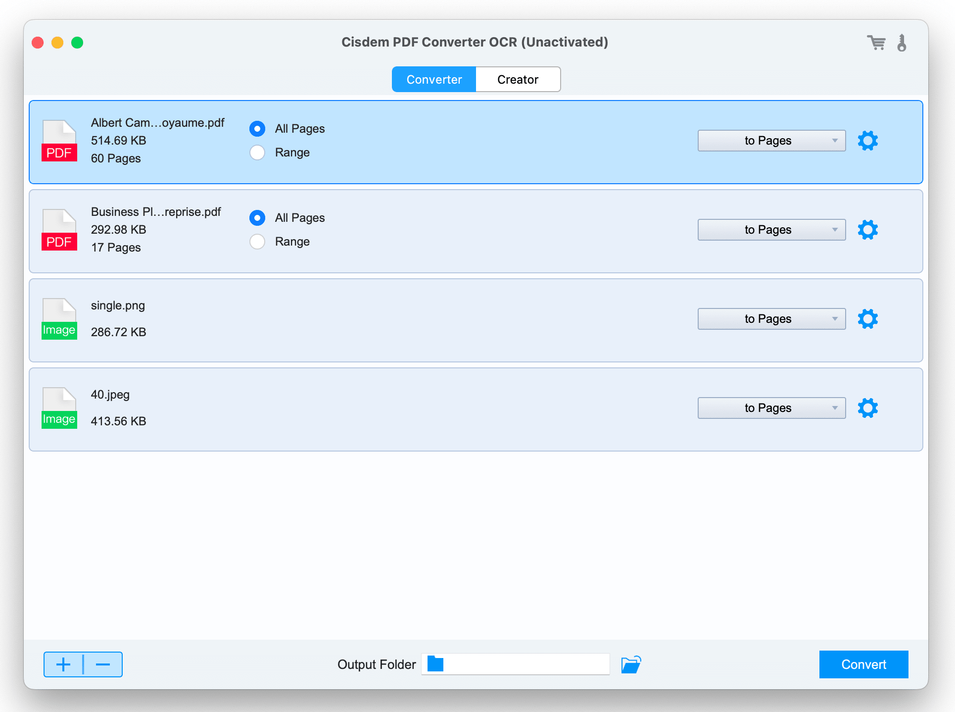 convertir un fichier pdf en pages sur mac