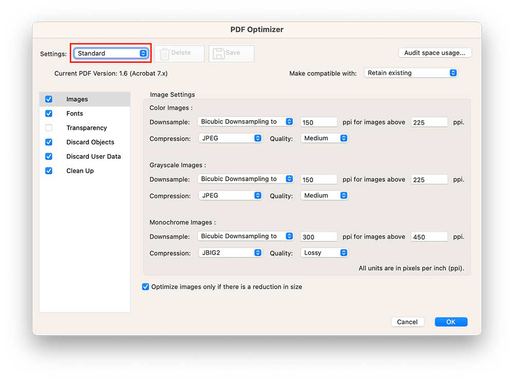 compresser un pdf sur mac adobe acrobat