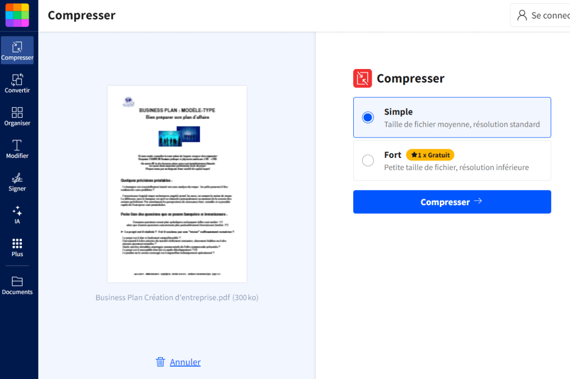 réduire taille pdf mac gratuit