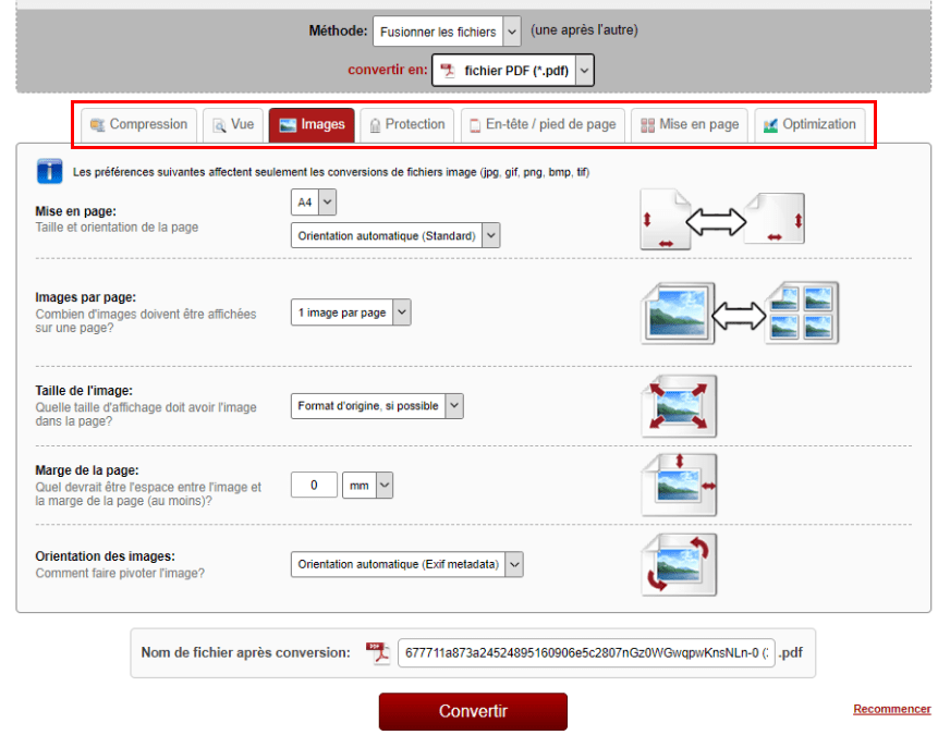 convertir un bmp en pdf en ligne