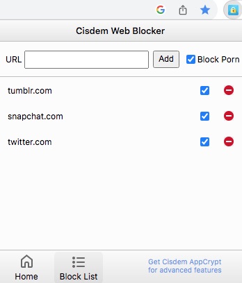 block specific sites that allow porn