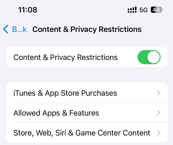 Store, Web, Siri & Game Center Content