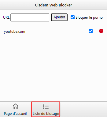 bloquer les sites pour adultes avec cisdem web blocker2