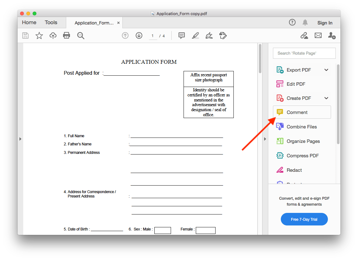 ajouter du texte dans un pdf avec adobe acrobat