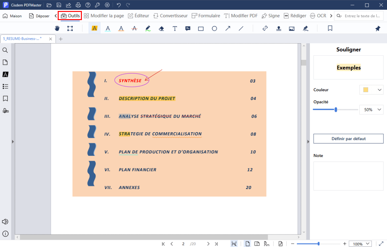 modifier pdf avec cisdem