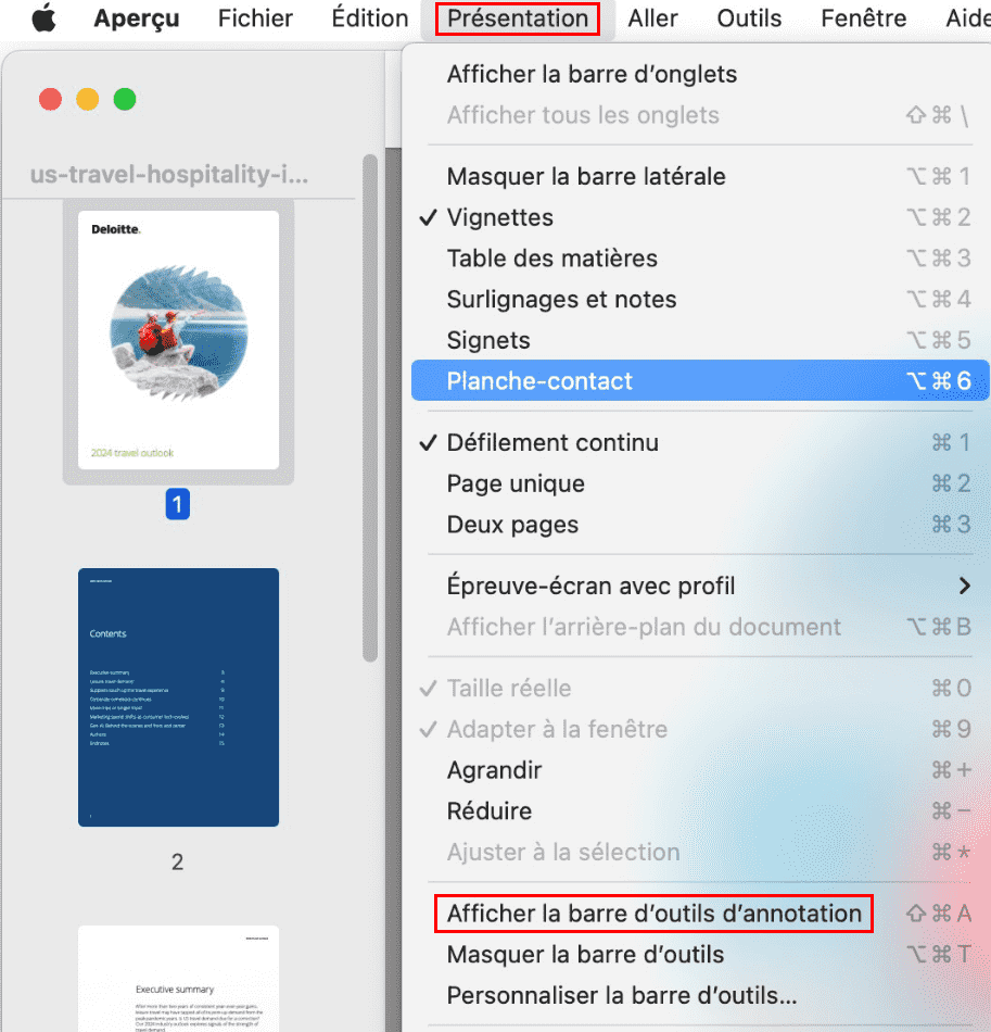 ajouter une zone de texte dans pdf aperçu mac