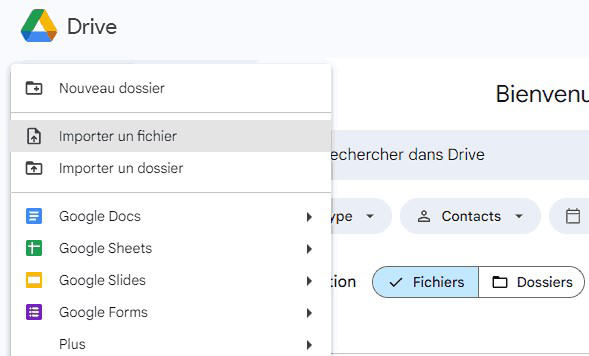 ajouter dn texte sur un pdf en ligne google drive