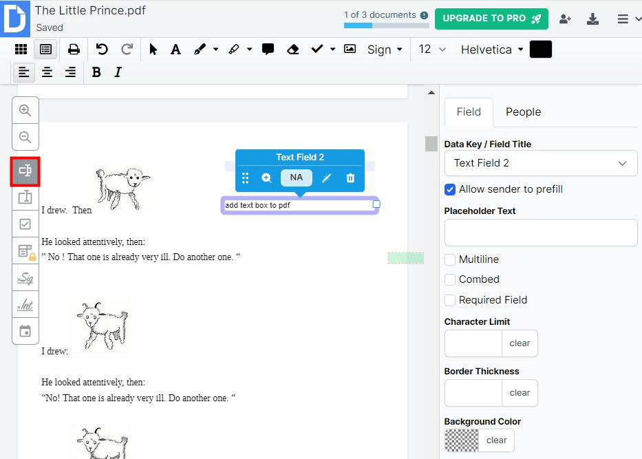 ajouter un texte sur un pdf en ligne gratuit dochub