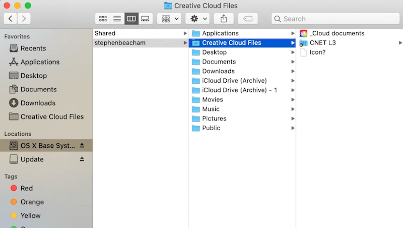 transfer data between macs