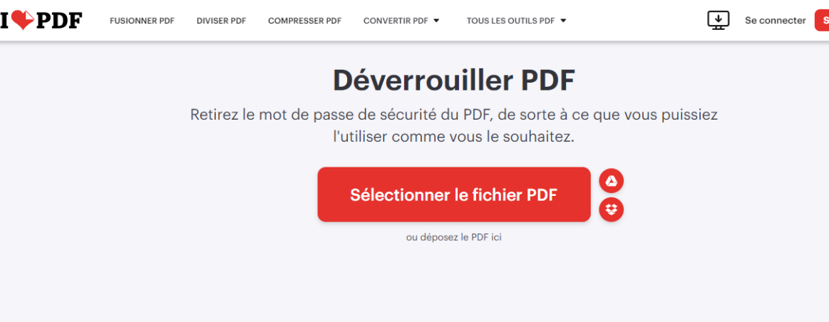 déverrouiller un pdf protégé en linge