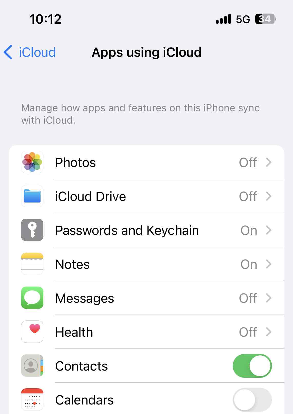 Apps using iCloud