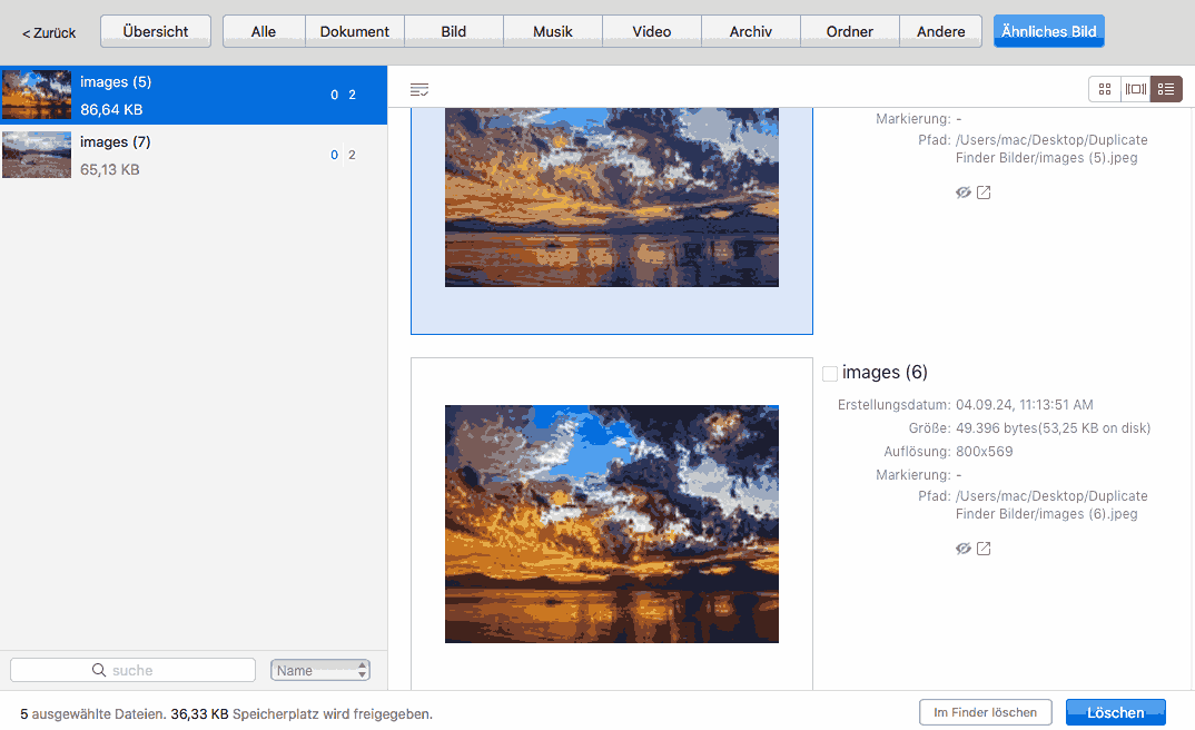 view Google Photos duplicates in the third preview mode