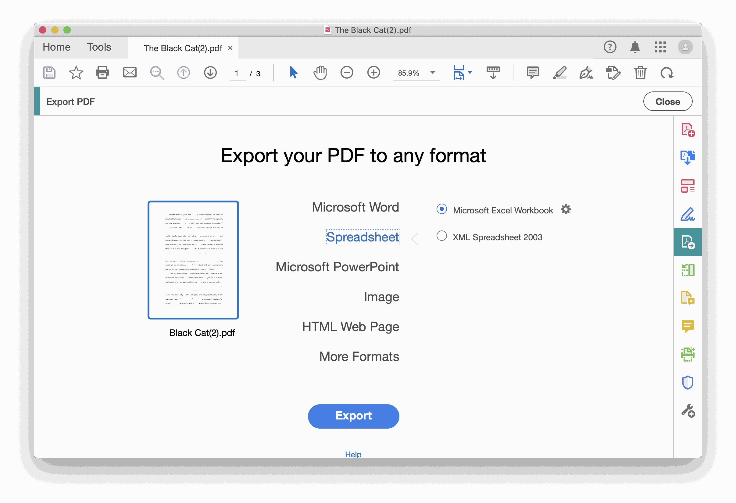 pdf to excel adobe02