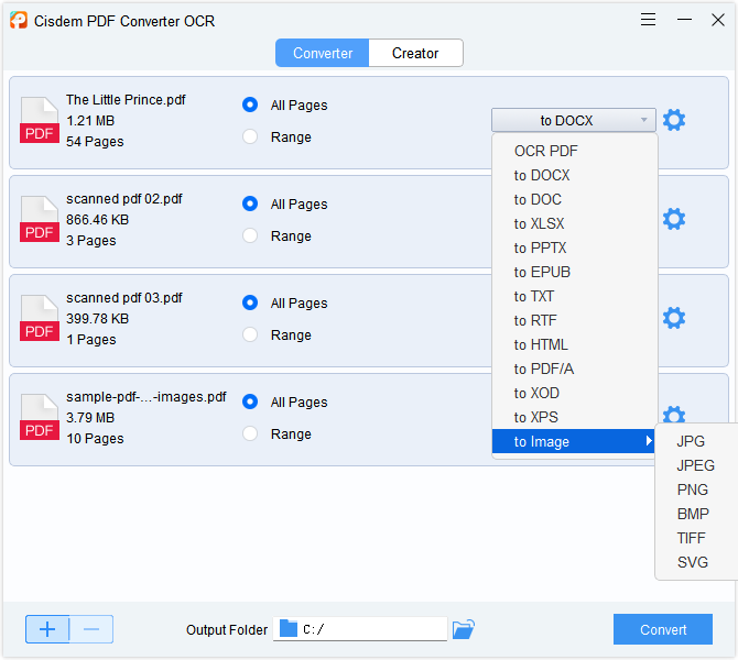 insérer pdf dans word cisdem