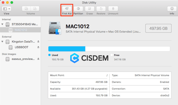 repair using disk utility 02